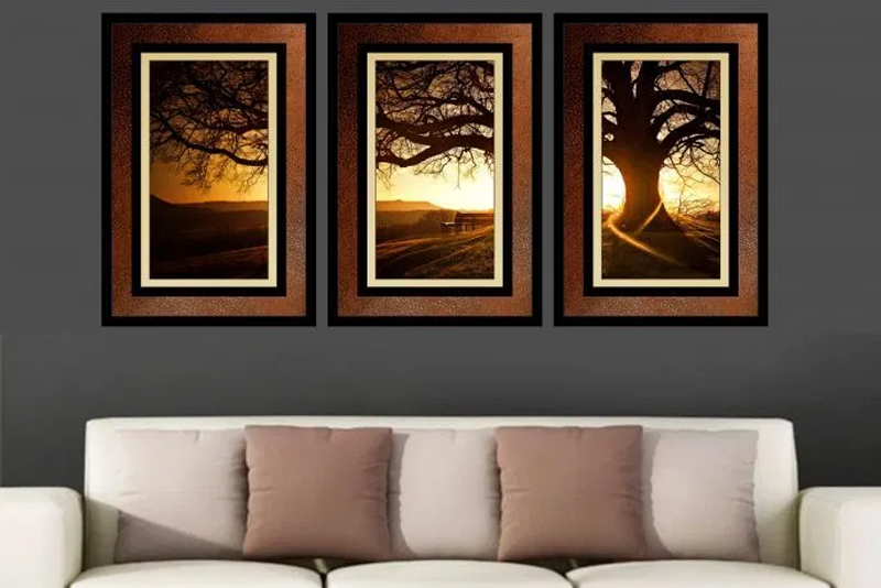 quadros na decoração